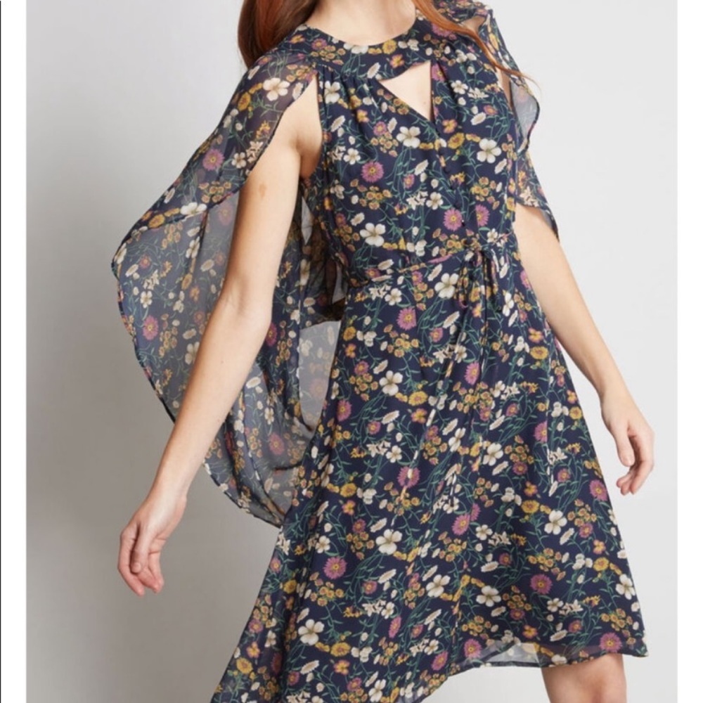 ModCloth Icing on the Cape Dress